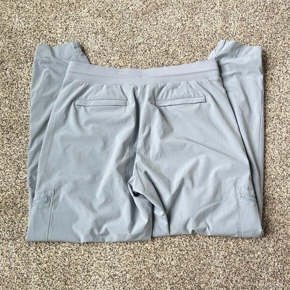 Athleta Go Far Travel Pant Light Blue - Size: 6 - Picture 6 of 8